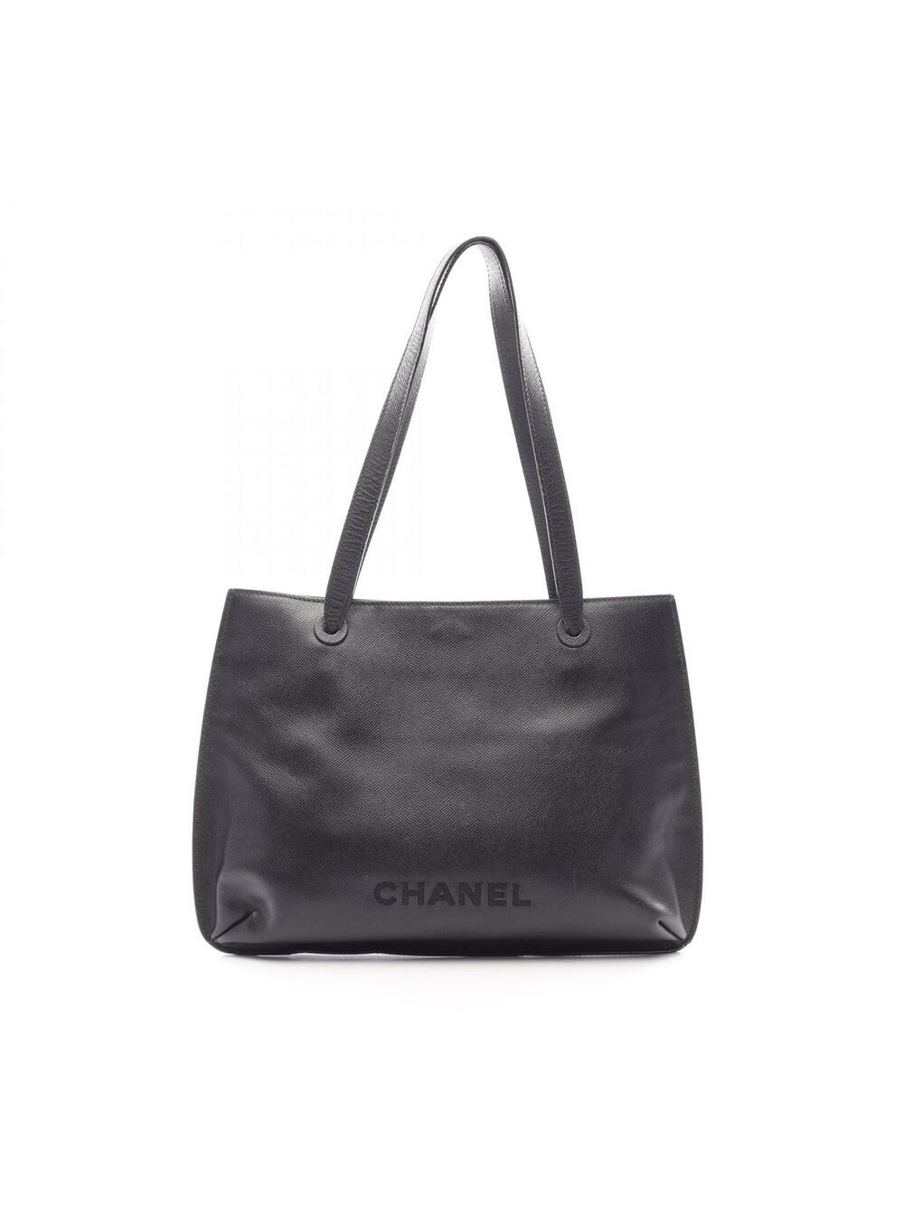 Chanel Logo Tote Shoulder Bag Grained #291327C11B